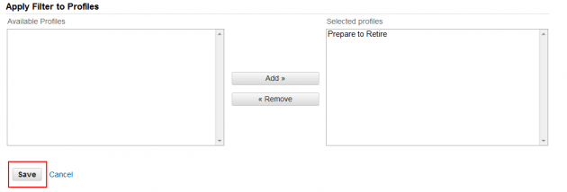 Google Analytics Filter profile