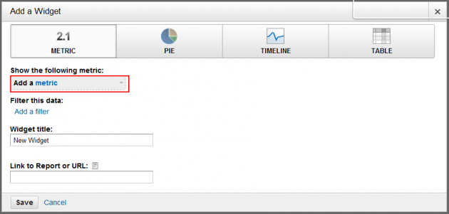 Creating a Dashboard
