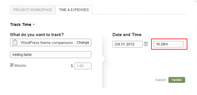Mavenlink Update Time