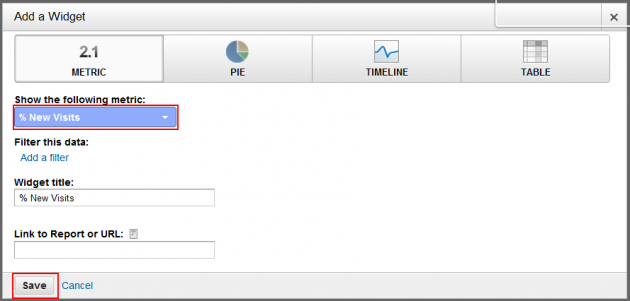 Creating a Dashboard